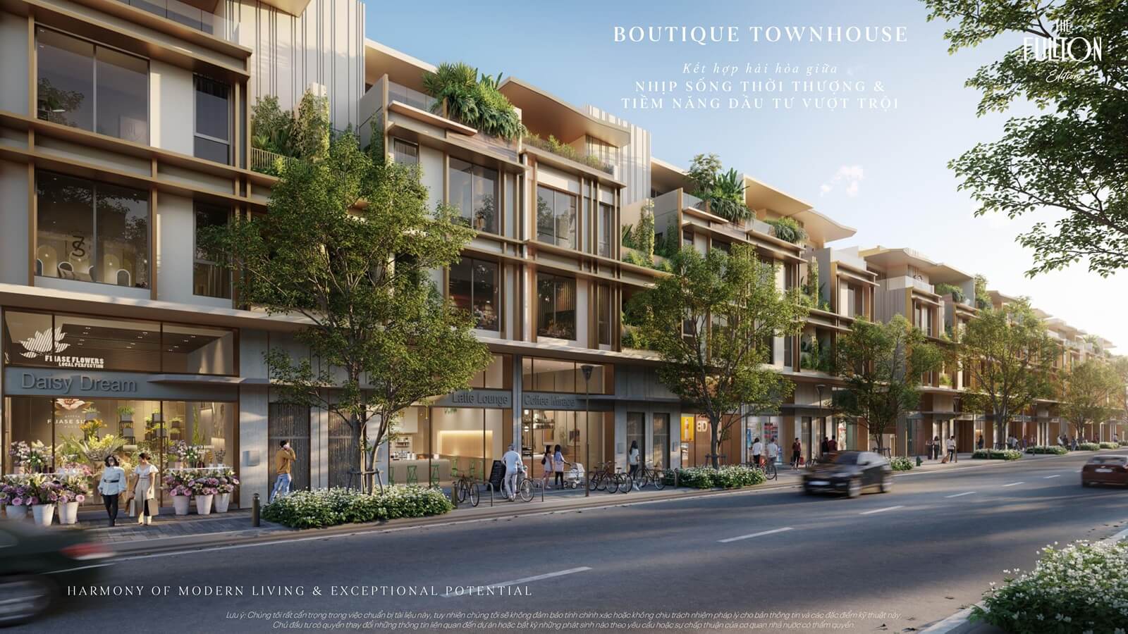 boutique townhouse the fullton capitaland hưng yên