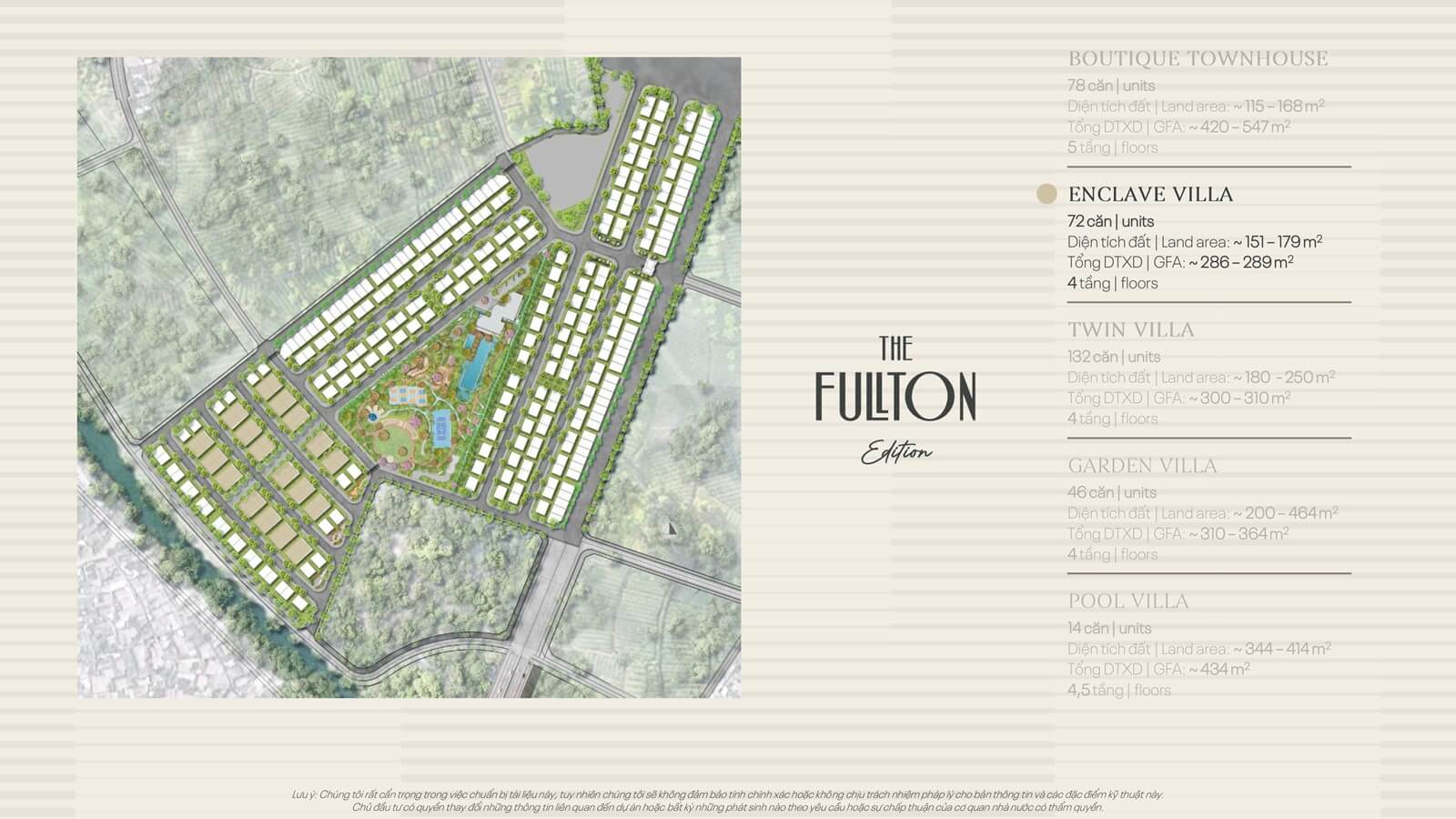 enclave villa the fullton capitaland hưng yên