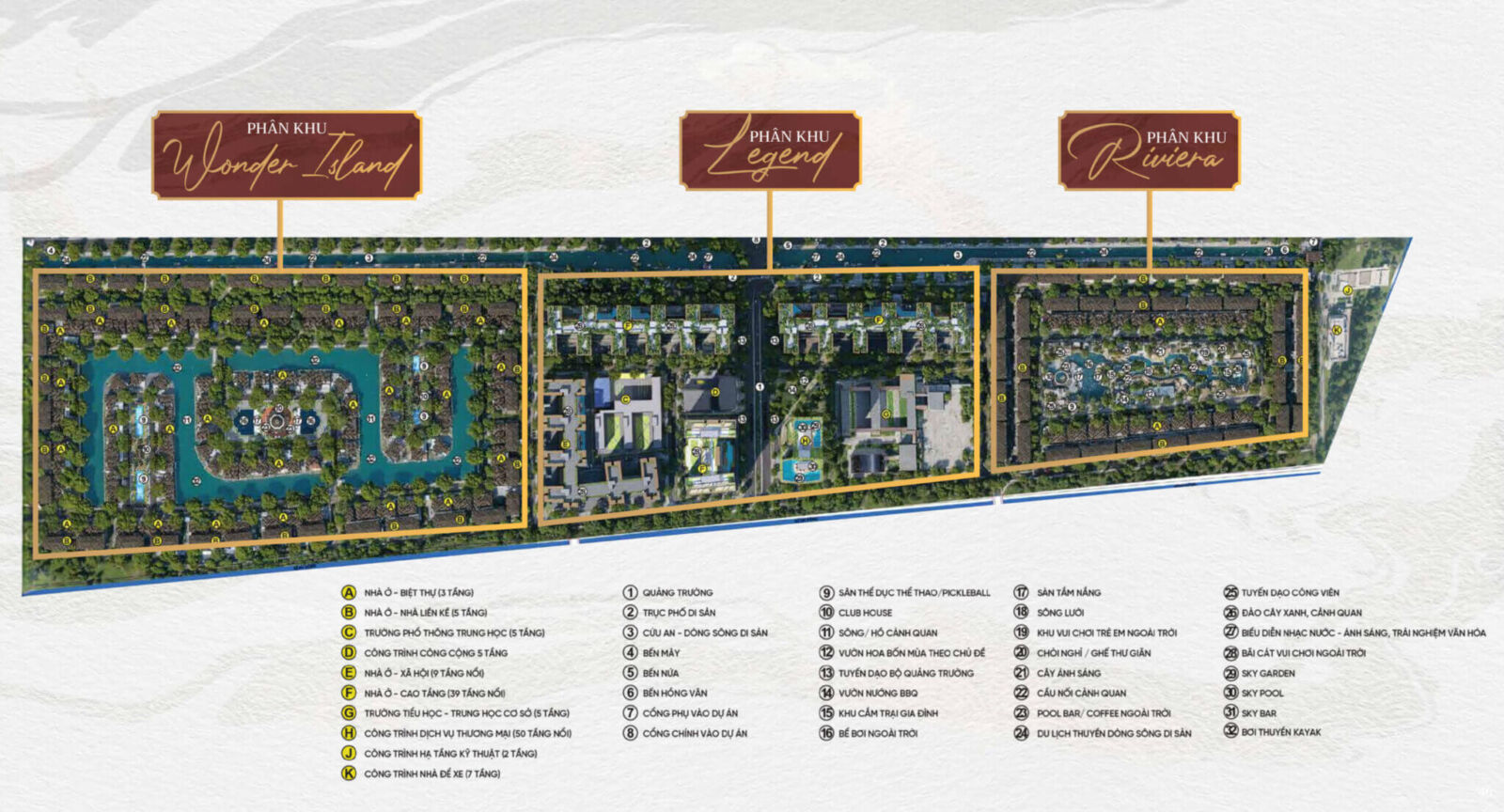 tiện ích dự án sunshine legend city hưng yên