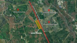 vị trí dự án sunshine legend city văn giang hưng yên